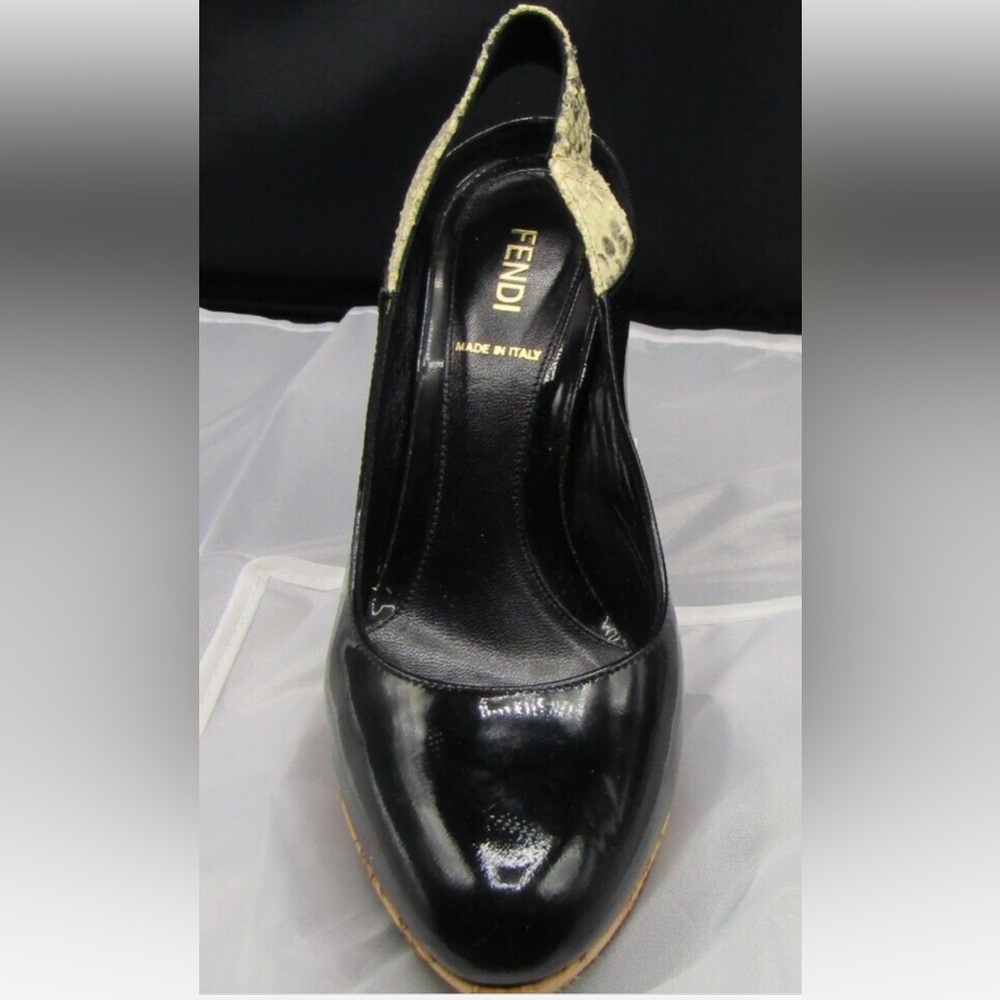 Fendi sling back shoes!